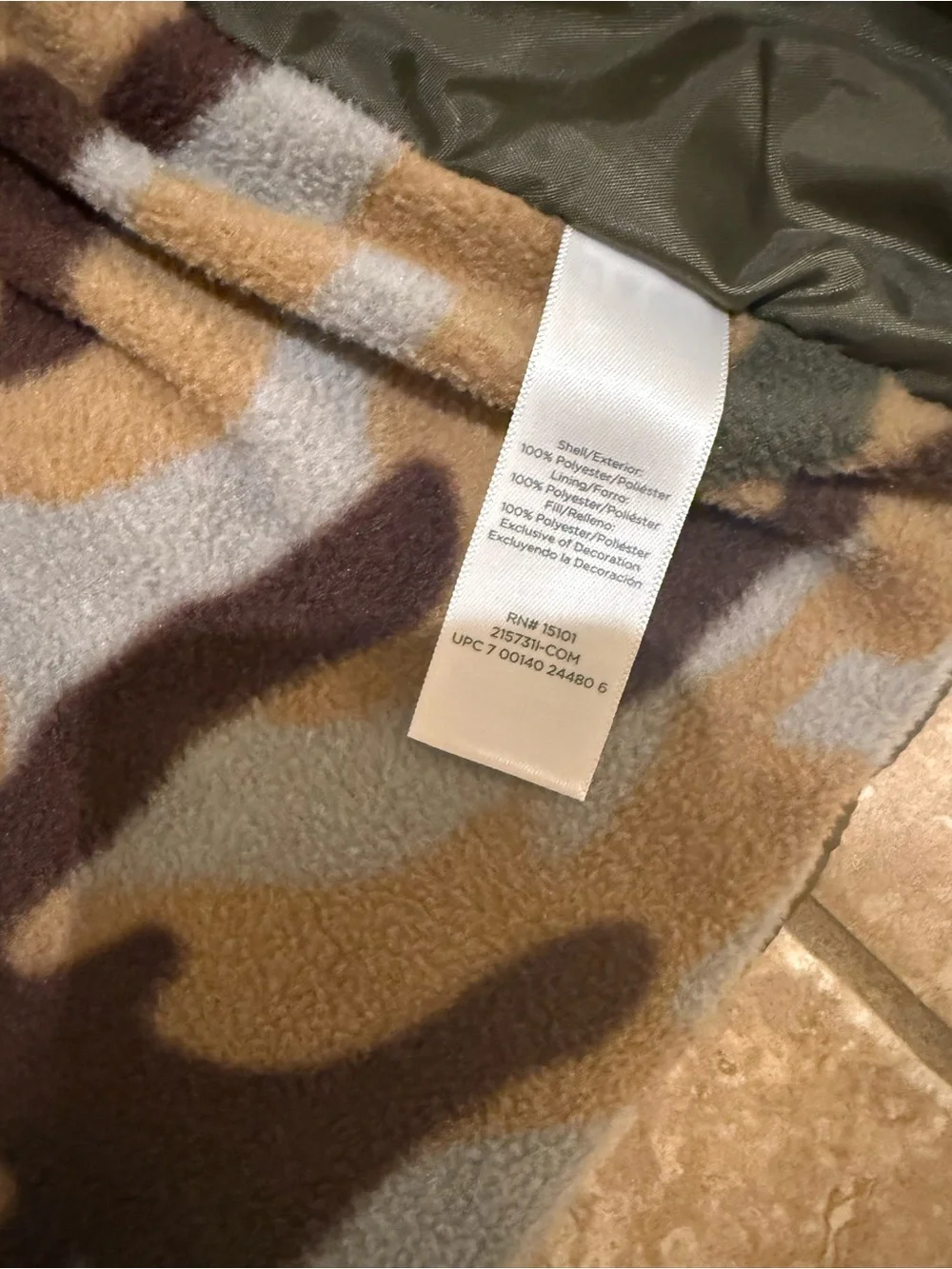 Carter’s Child of Mine Winter Coat & Old Navy Zip-Up Fleece Bear Jacket